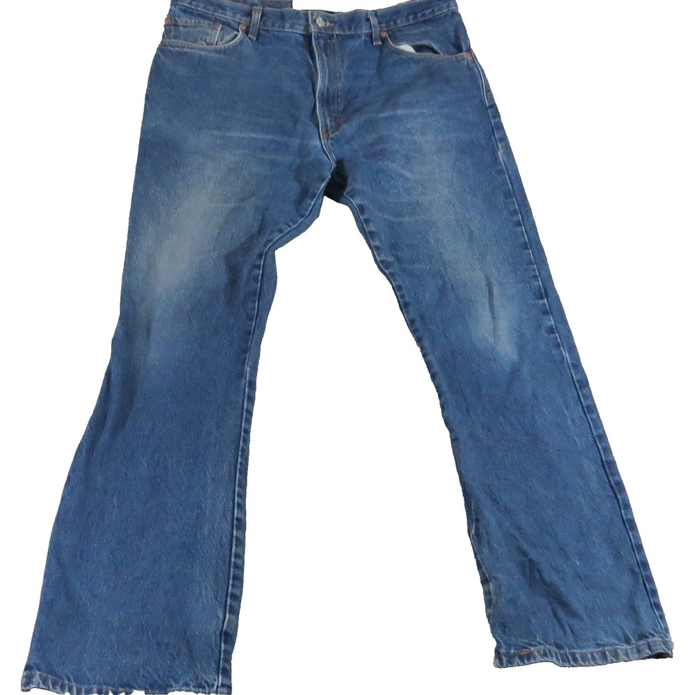 VTG‎ Levis 517 Bootcut Jeans Men 38x34 Faded Blue Denim Cowboy Western Casual